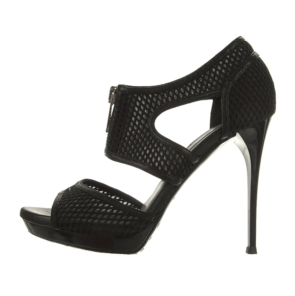 Auth! Burberry Prorsum Mesh stilleto sandals heels
